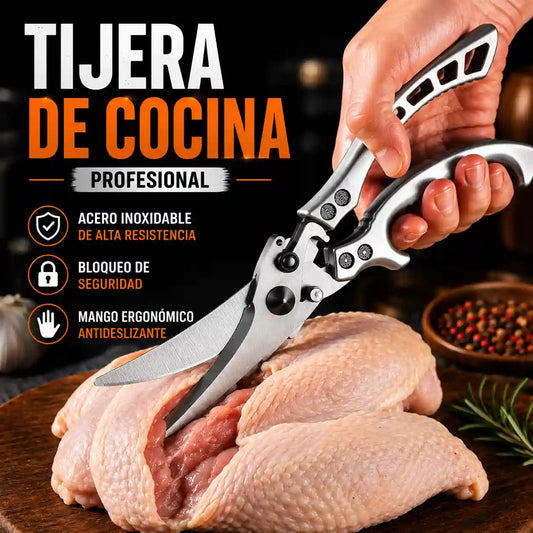 Tijeras de Cocina En Acero Inoxidable 🧑‍🍳